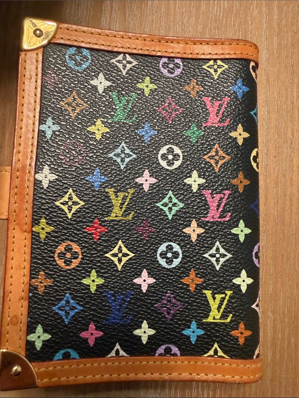Louis Vuitton Murakami Noir Agenda Passport